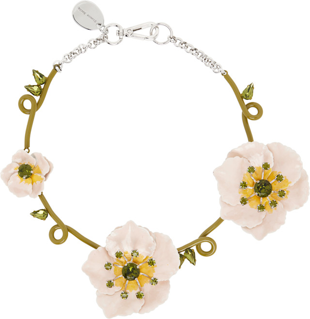 Simone Rocha: Turbo Blooming Poppy Necklace | SSENSE
