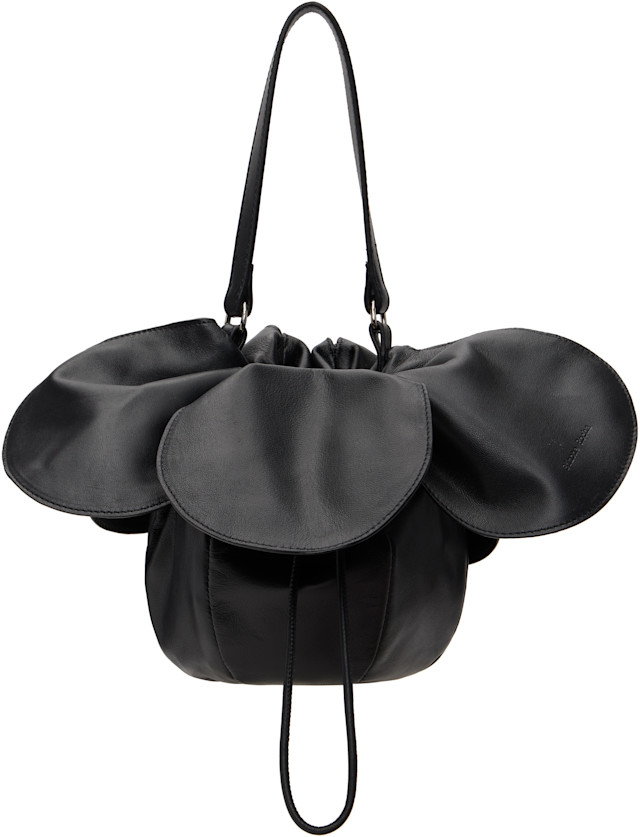 Simone Rocha: Black Flower Petal Sling Bag | SSENSE