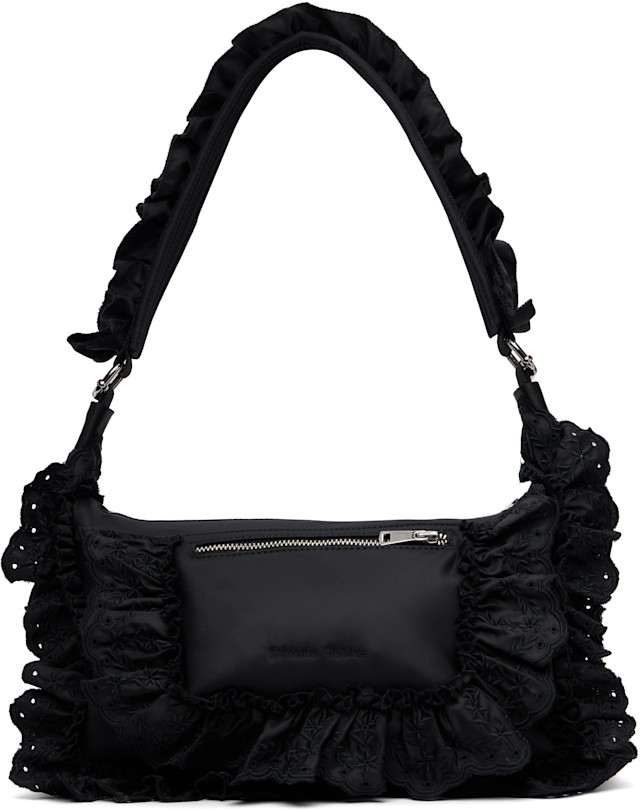 Simone Rocha: ブラック Pillowase ショルダーバッグ | SSENSE 日本