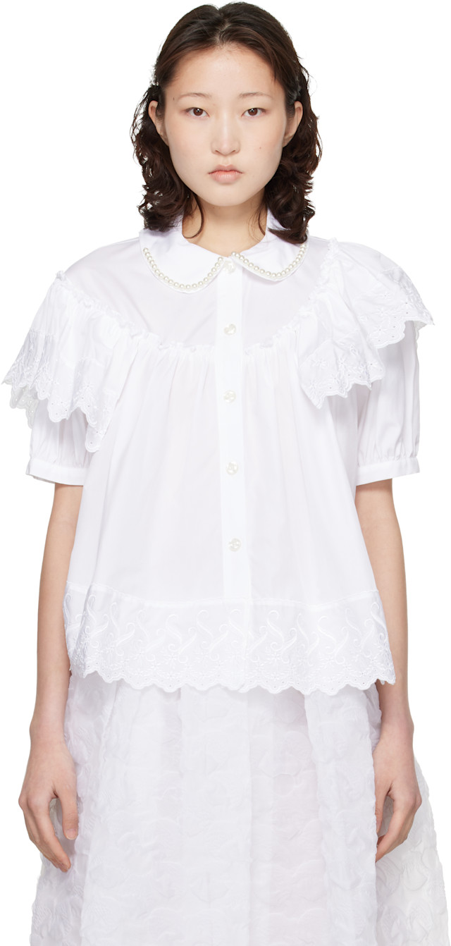 simone-rocha-white-cropped-