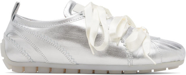 Simone Rocha: シルバー Ballerina Grip スニーカー | SSENSE 日本