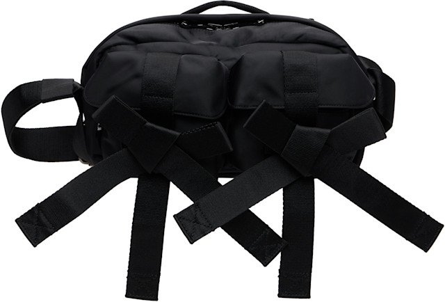Simone Rocheボディバッグ Simone Rocha: ブラック Classic Bow クロスボディバッグ | SSENSE 日本