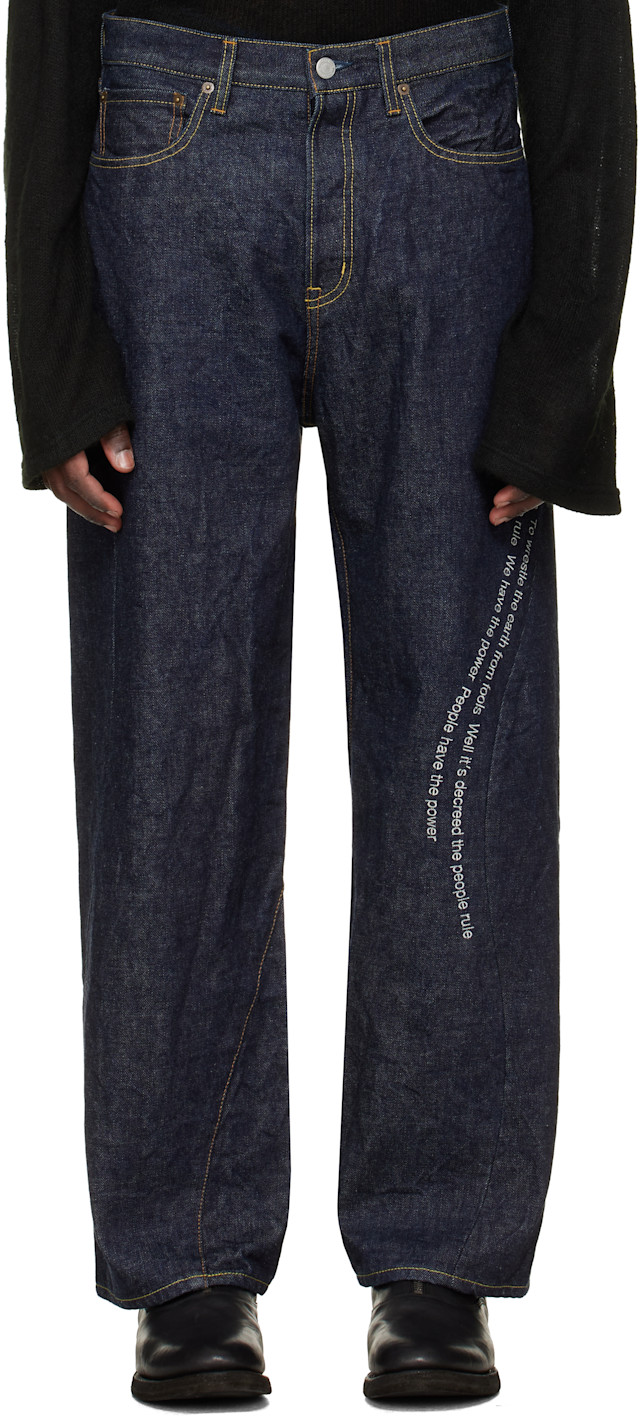 UNDERCOVER: Blue UC1F4506-2 Jeans | SSENSE