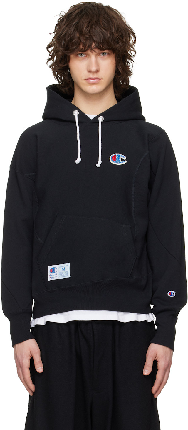 UNDERCOVER: Black Champion Edition UC2E1806 Hoodie | SSENSE Taiwan