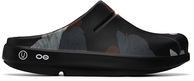 UNDERCOVER: Black OOFOS Edition UC1F4F04 Loafers | SSENSE
