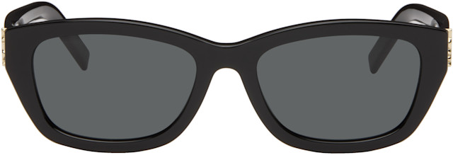Saint Laurent: Black SL M153 Sunglasses | SSENSE