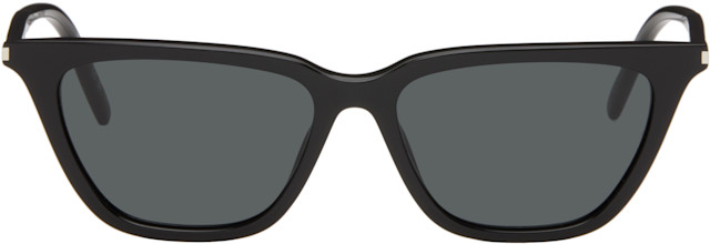 Saint Laurent: Black SL 889 Sulpice Thin Sunglasses | SSENSE