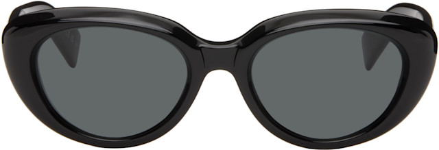 Saint Laurent: ブラック SL 859 サングラス | SSENSE 日本