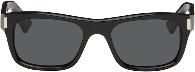 Saint Laurent: ブラック SL 83 サングラス | SSENSE 日本