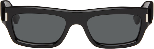 Saint Laurent: ブラック SL 837 サングラス | SSENSE 日本