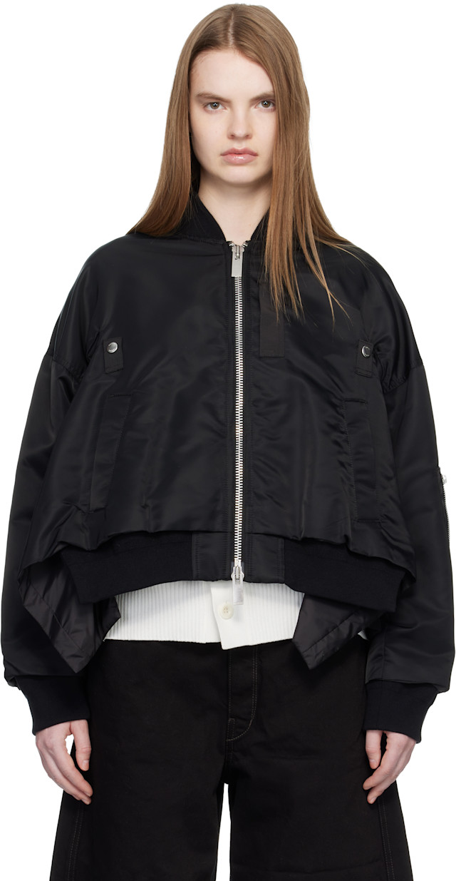 sacai ブルゾン　22-05954 sacai（サカイ） 22SS Nylon Twill Mix Jacket 22-05954 ナイロン