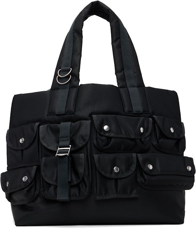 sacai: ブラック Nylon トートバッグ | SSENSE 日本 sacai: ブラック Nylon トートバッグ | SSENSE 日本