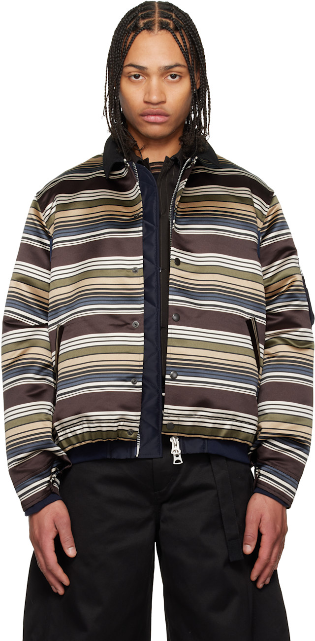 モデリアです。sacai ブルゾン sacai サカイ Padded Blouson パッド入り ブルゾン ジャケット (sacai