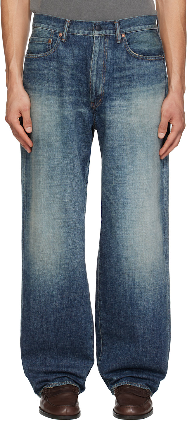 nanamica: Blue Selvage Jeans | SSENSE