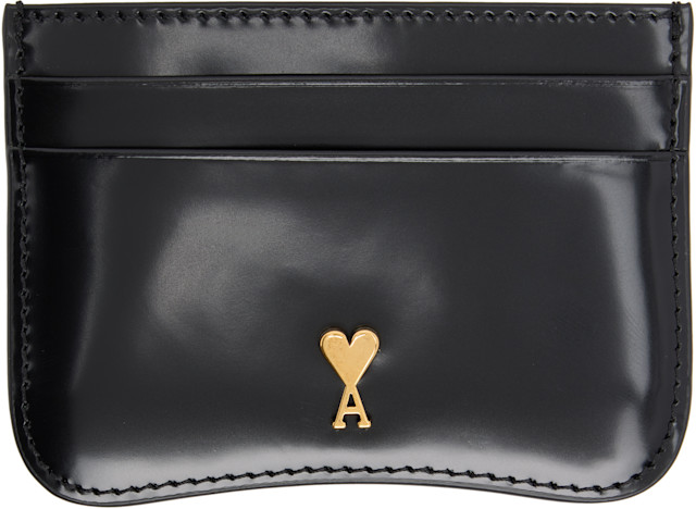 ami paris ケース AMI Paris: ブラック Paris Paris カードケース | SSENSE 日本