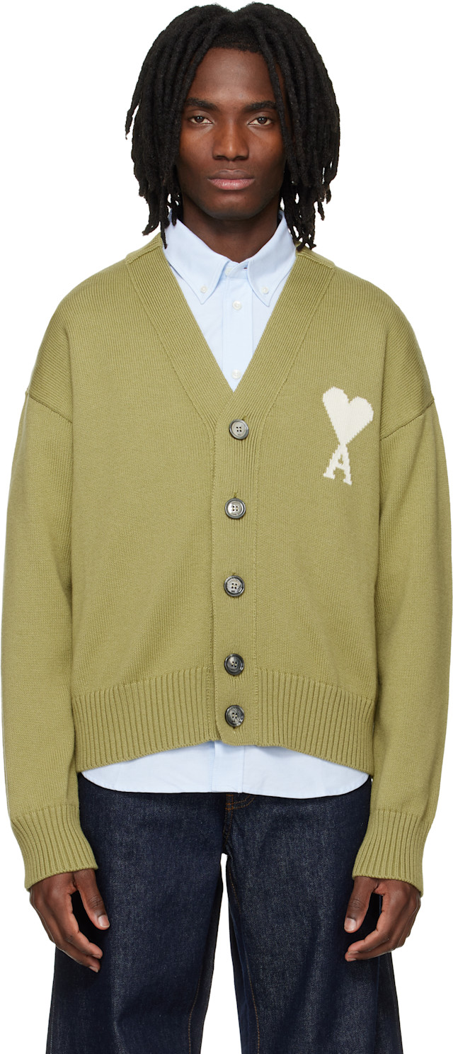 美品) AMI Paris Ami de Coeur ニットベスト AMI Alexandre Mattiussi ami paris アミパリス ベスト UKS702.018