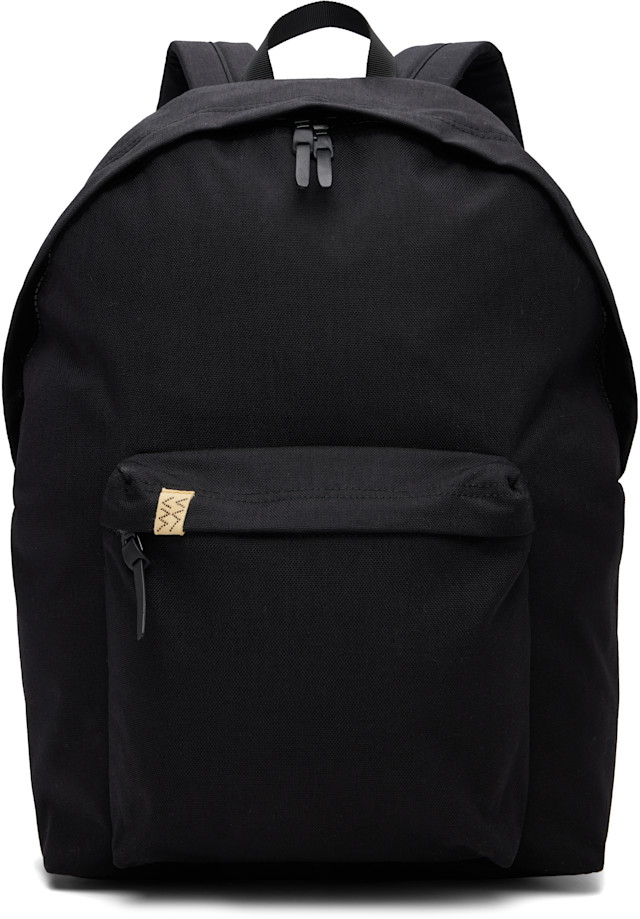 visvim: Black Cordura Rucksack 22L Backpack | SSENSE Canada