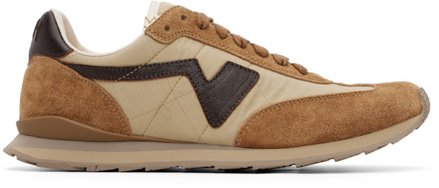 visvim: Beige FKT Runner Sneakers | SSENSE Canada