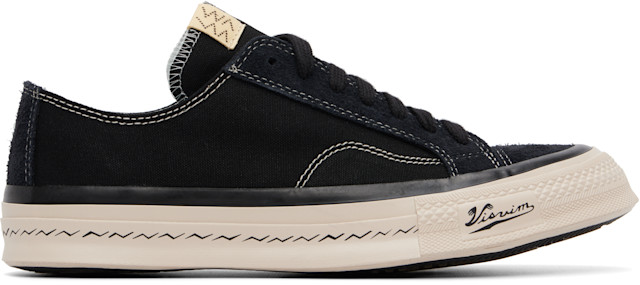 靴 26ss visvim NOLAN LO black 10 visvim: Black Nolan Lo Sneakers | SSENSE