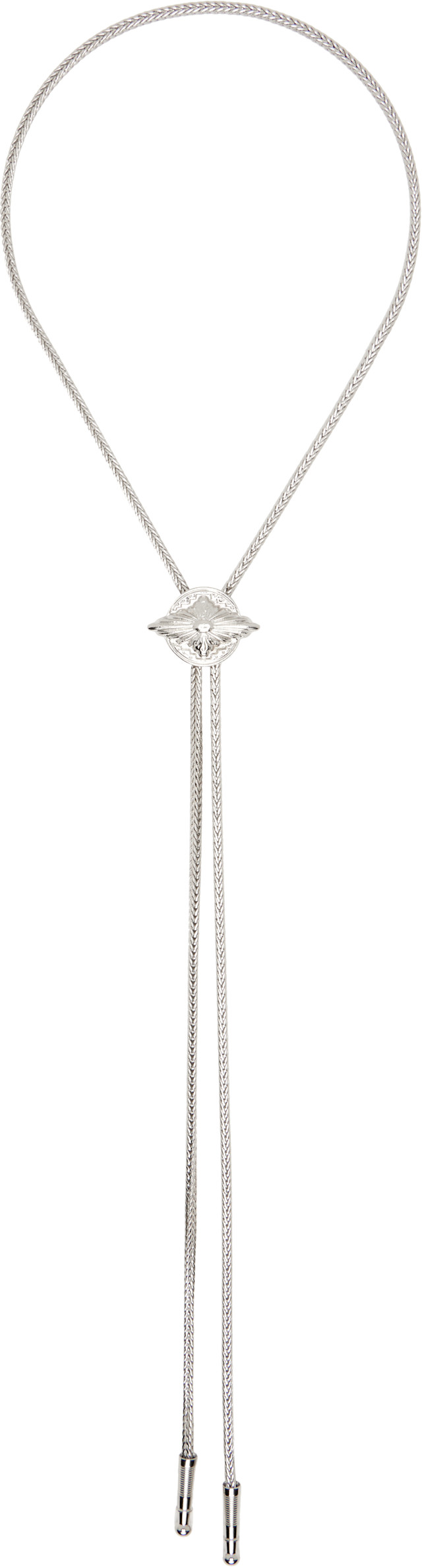 Toga Pulla: Metal Loop Tie Necklace | SSENSE Toga Pulla: Metal Loop Tie Necklace | SSENSE