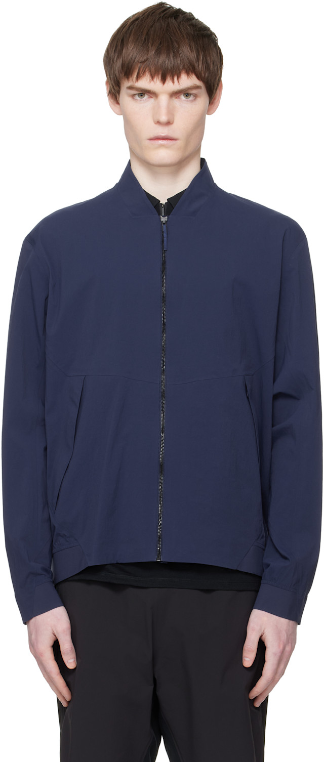 ジャケット・アウター VEILANCE Diode Bomber Jacket M Veilance: Navy Diode Bomber Jacket | SSENSE