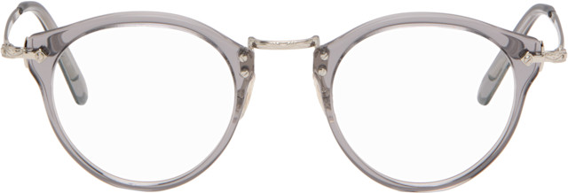 Oliver Peoples: Gray OP-505 Glasses | SSENSE