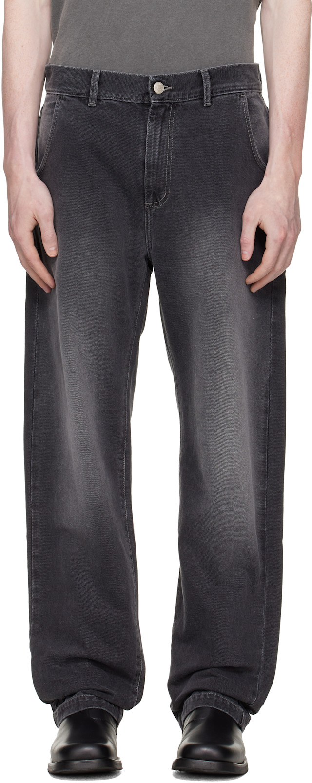mfpen: Black Regular Jeans | SSENSE Taiwan