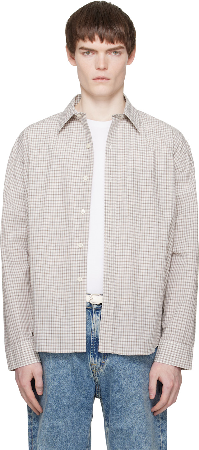 トップス Mfpen executive shirt beige S mfpen: Beige Executive Shirt | SSENSE