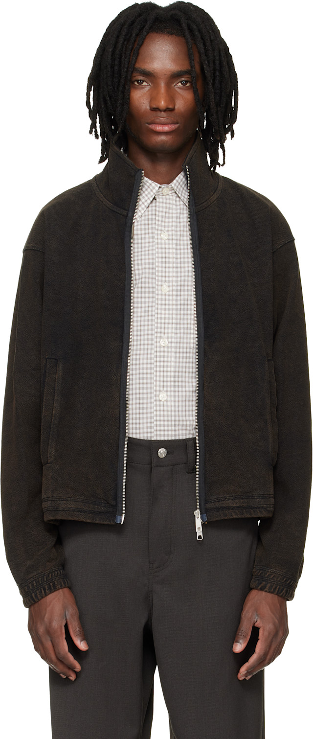 mfpen: Brown Covet Full Zip Jacket | SSENSE