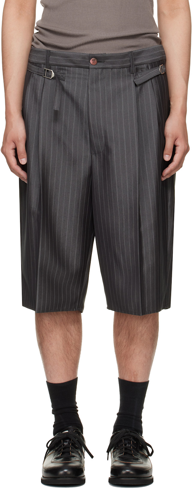 Magliano: Gray Darkettone Regolatore Shorts | SSENSE