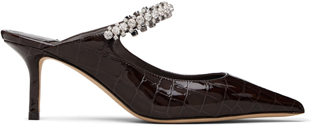 Jimmy Choo: Brown Bing 65 Heels | SSENSE Denmark