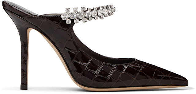 Jimmy Choo: Brown Bing 100 Heels | SSENSE