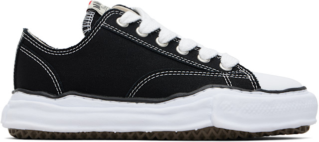 Maison MIHARA YASUHIRO: Black Peterson OG Sole Canvas Low-Top