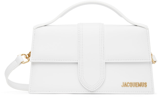 JACQUEMUS: White Les Classiques 'The large Bambino' Bag | SSENSE