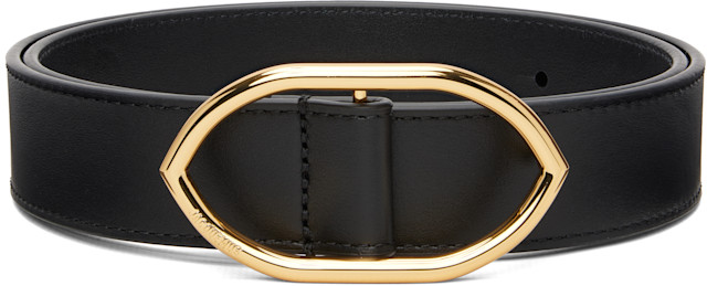 JACQUEMUS: Black 'La Ceinture Calisson' Belt | SSENSE