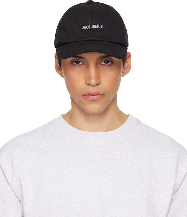 jaquemus 帽子 JACQUEMUS: ブラック 'The Gadjo' キャップ | SSENSE 日本