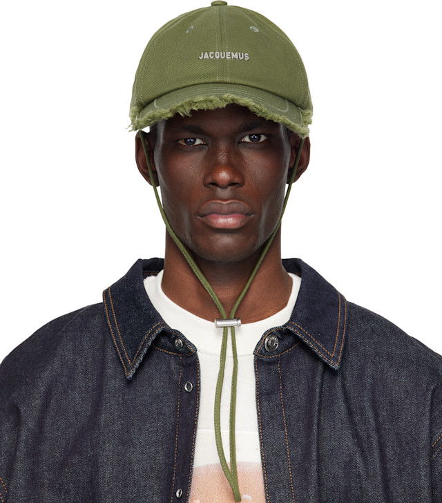 JACQUEMUS: カーキ 'The Artichaut' キャップ | SSENSE 日本