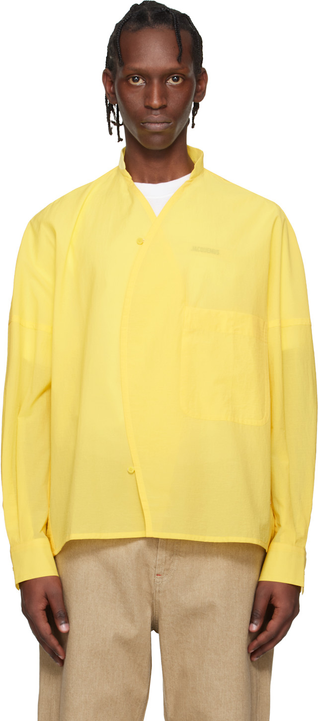 JACQUEMUS: イエロー 'La Chemise Berlingot' シャツ | SSENSE 日本