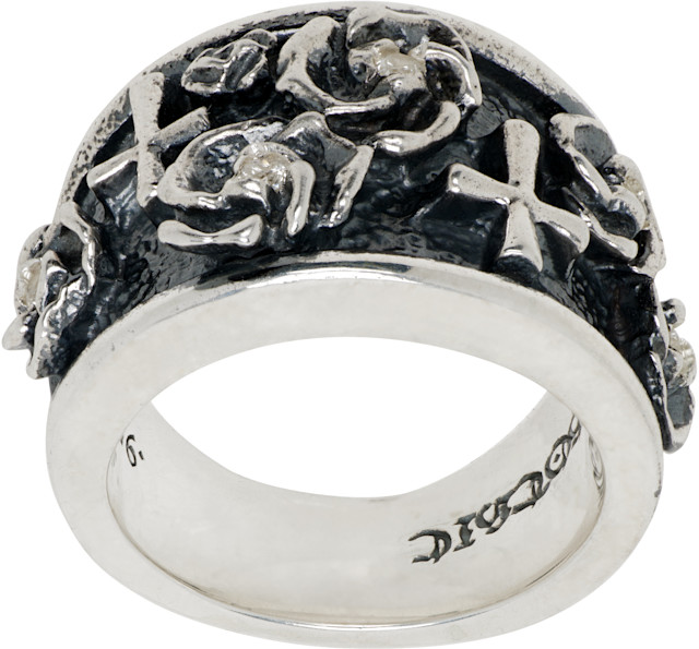 Yohji Yamamoto RING 23号 YOHJI YAMAMOTO: Rose Ring | SSENSE
