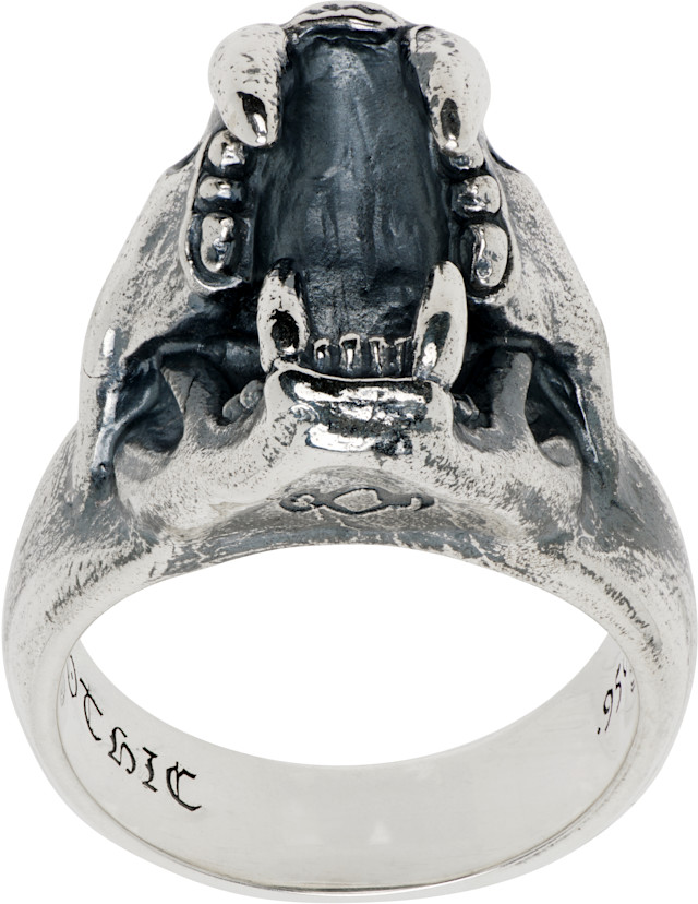 YOHJI YAMAMOTO: Puma Skull Ring | SSENSE