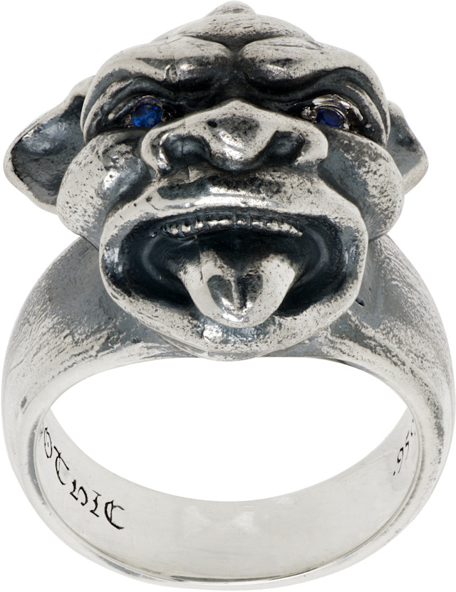 YOHJI YAMAMOTO: Gargoyle Ring | SSENSE