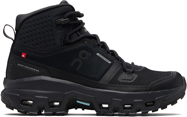 On: Black Cloudrock Mid Waterproof Sneakers | SSENSE