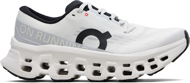 On: White Cloudmonster 3 Sneakers | SSENSE