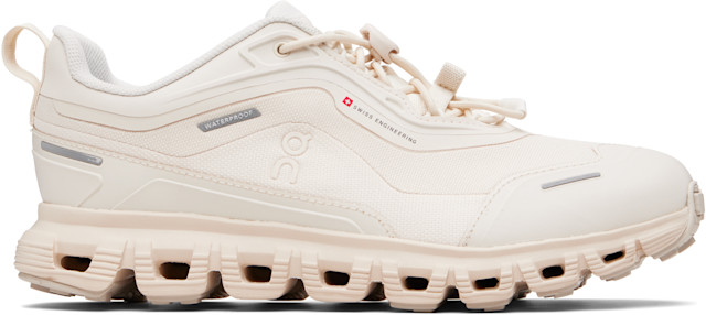 On: Beige Cloud 6 Geo Waterproof Sneakers | SSENSE Canada