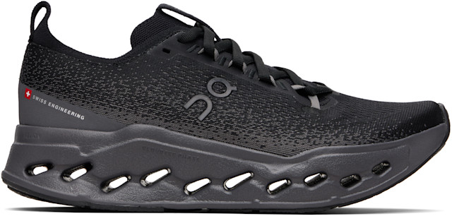 On: Black Cloudsurfer Max Sneakers | SSENSE