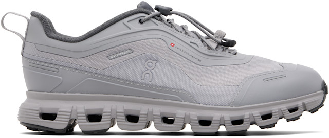 On Cloud 6 Waterproof スニーカー グレー On: Gray Cloud 6 Geo Waterproof Sneakers | SSENSE