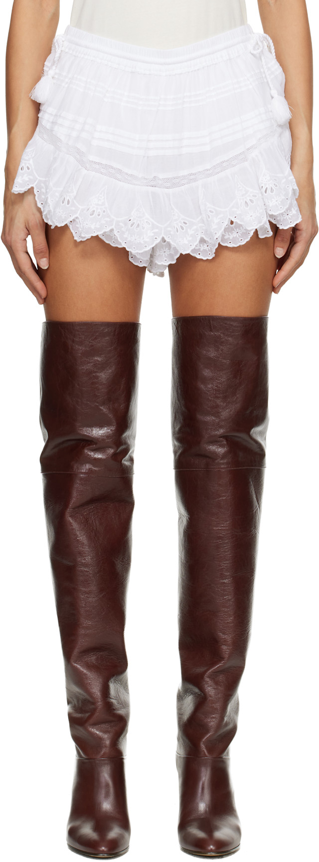 Isabel Marant Etoile: White Puria Skort | SSENSE