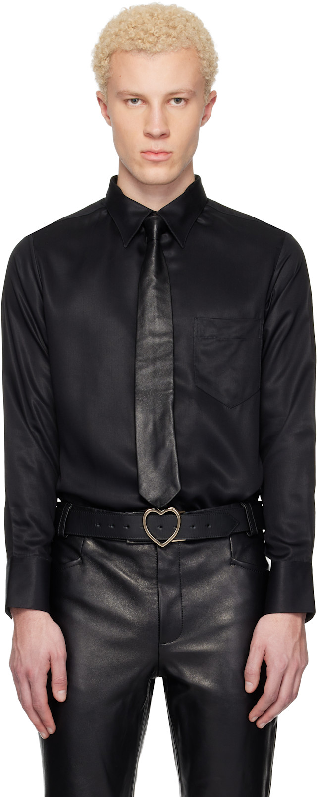 Ernest W. Baker: Black Classic Shirt | SSENSE