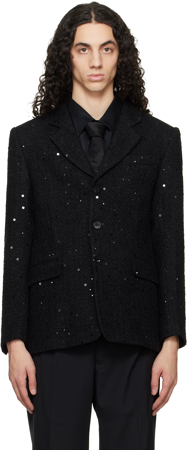 Ernest W. Baker: Black Single Breasted Blazer | SSENSE