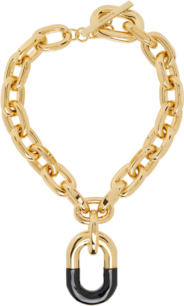 Rabanne: XL Link Necklace | SSENSE